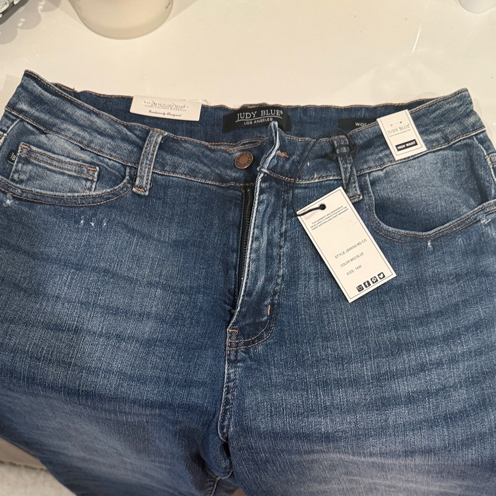 Judy Blue Women's Wide Leg Jeans
